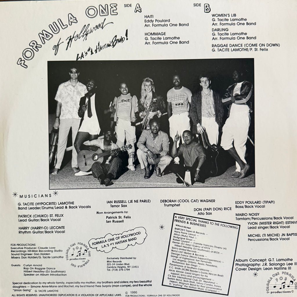 Formula One Of Hollywood – Formula One Of Hollywood LP