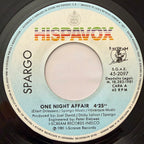Spargo – One Night Affair • 7"