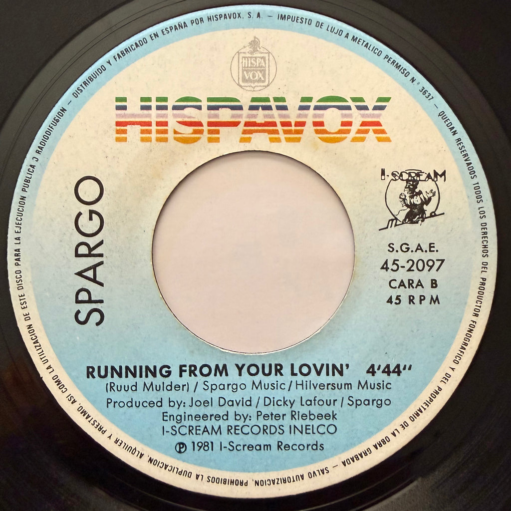 Spargo – One Night Affair • 7"