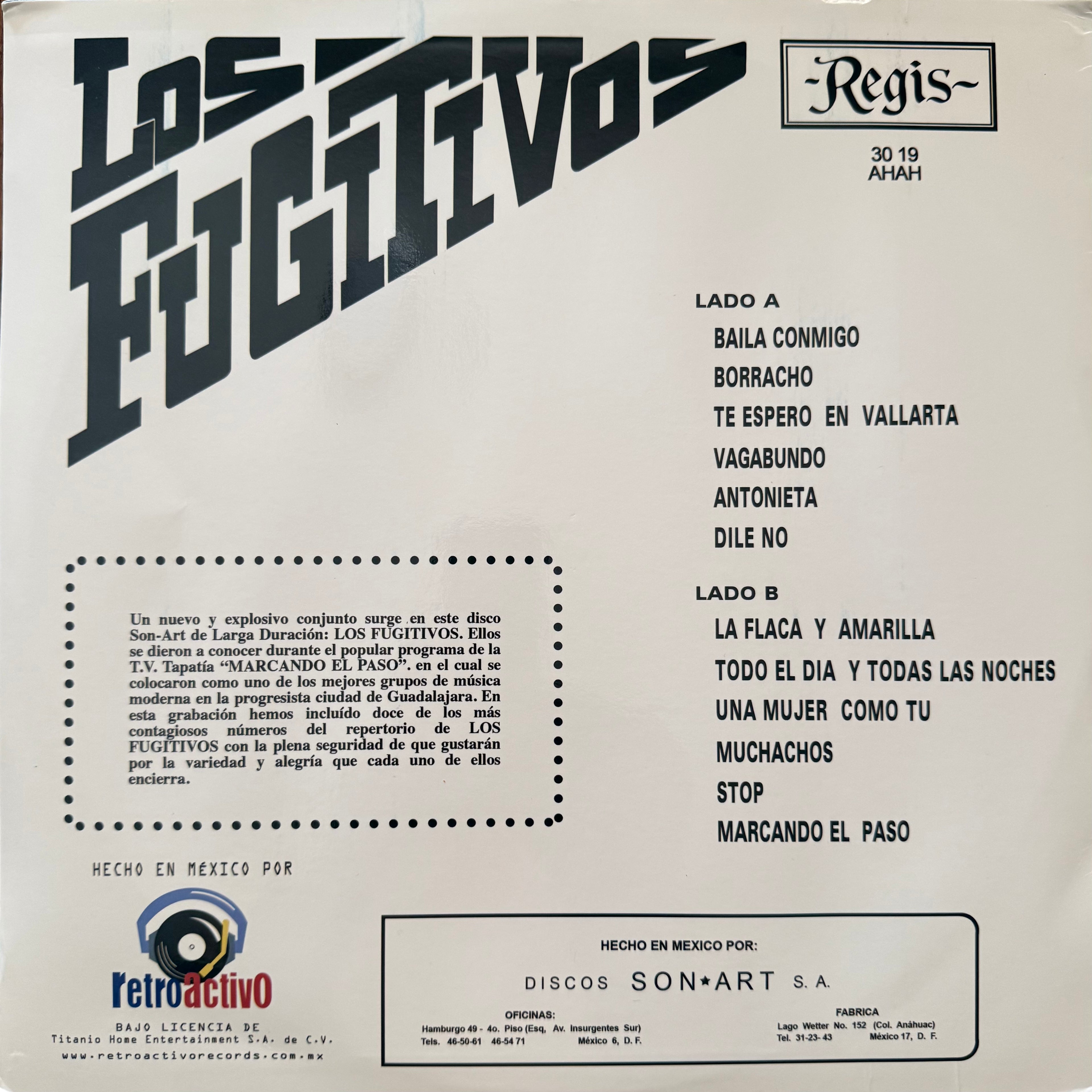 Los Fugitivos - Los Fugitivos LP