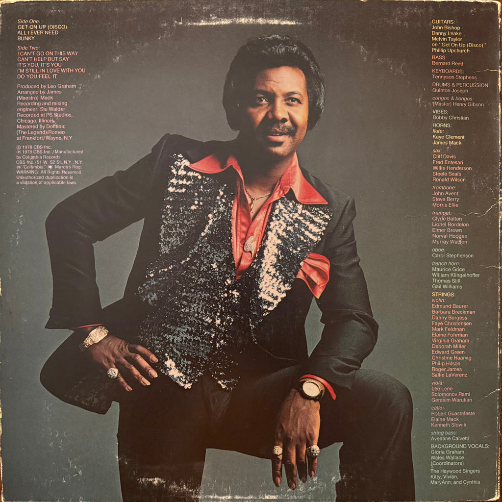 Tyrone Davis – I Can't Go On This Way LP