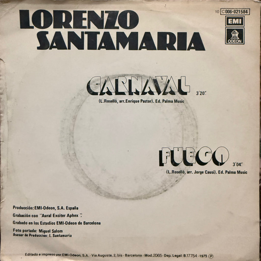 Lorenzo Santamaria – Carnaval 7"