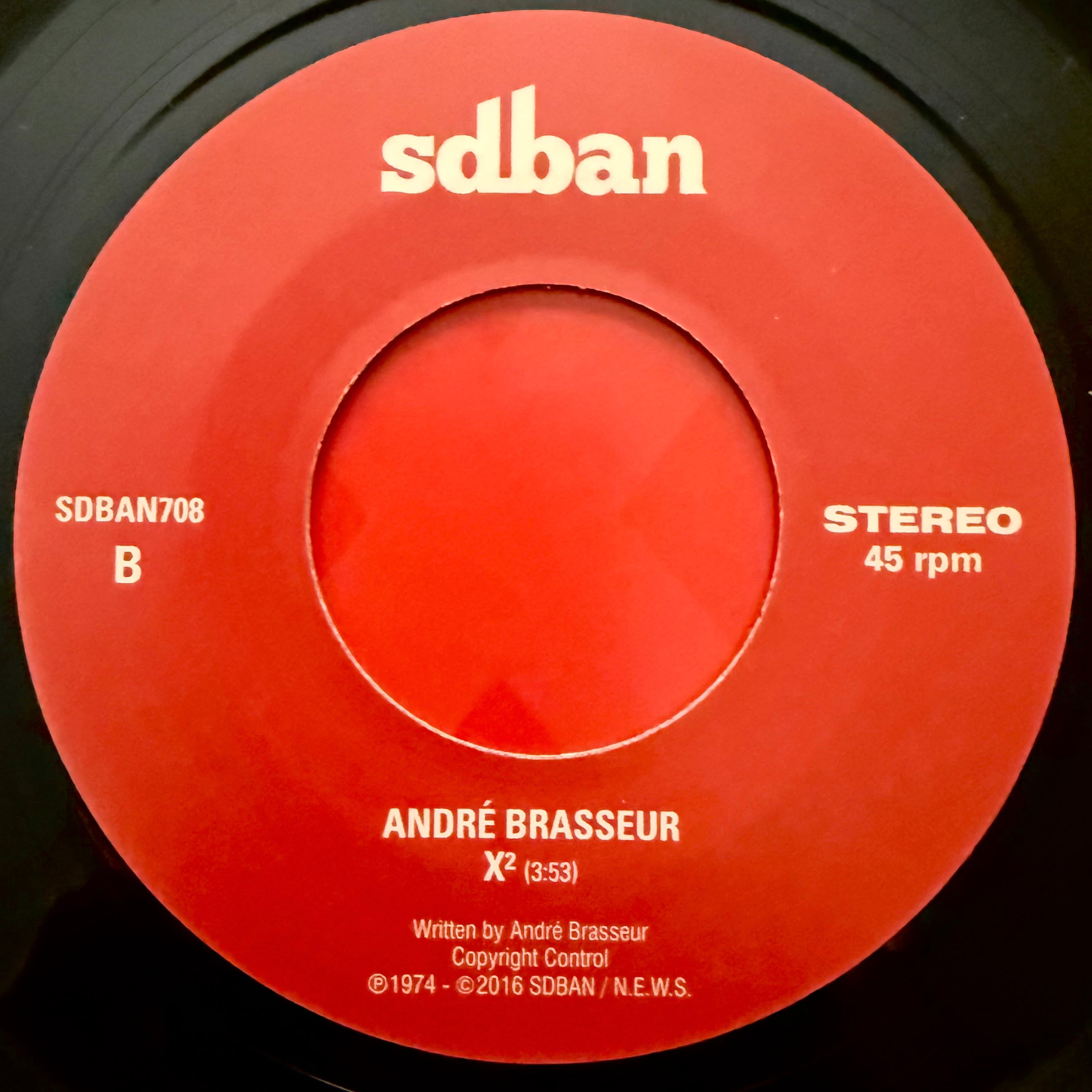 André Brasseur – x / x² 7"