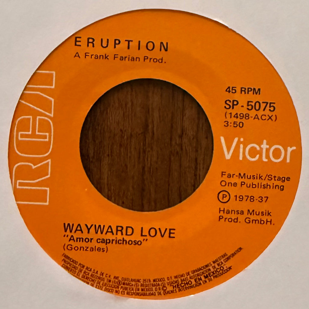 Eruption – Party, Party 7"