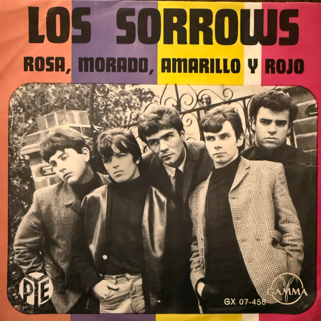 Los Sorrows – Rosa, Morado, Amarillo Y Rojo 7" EP