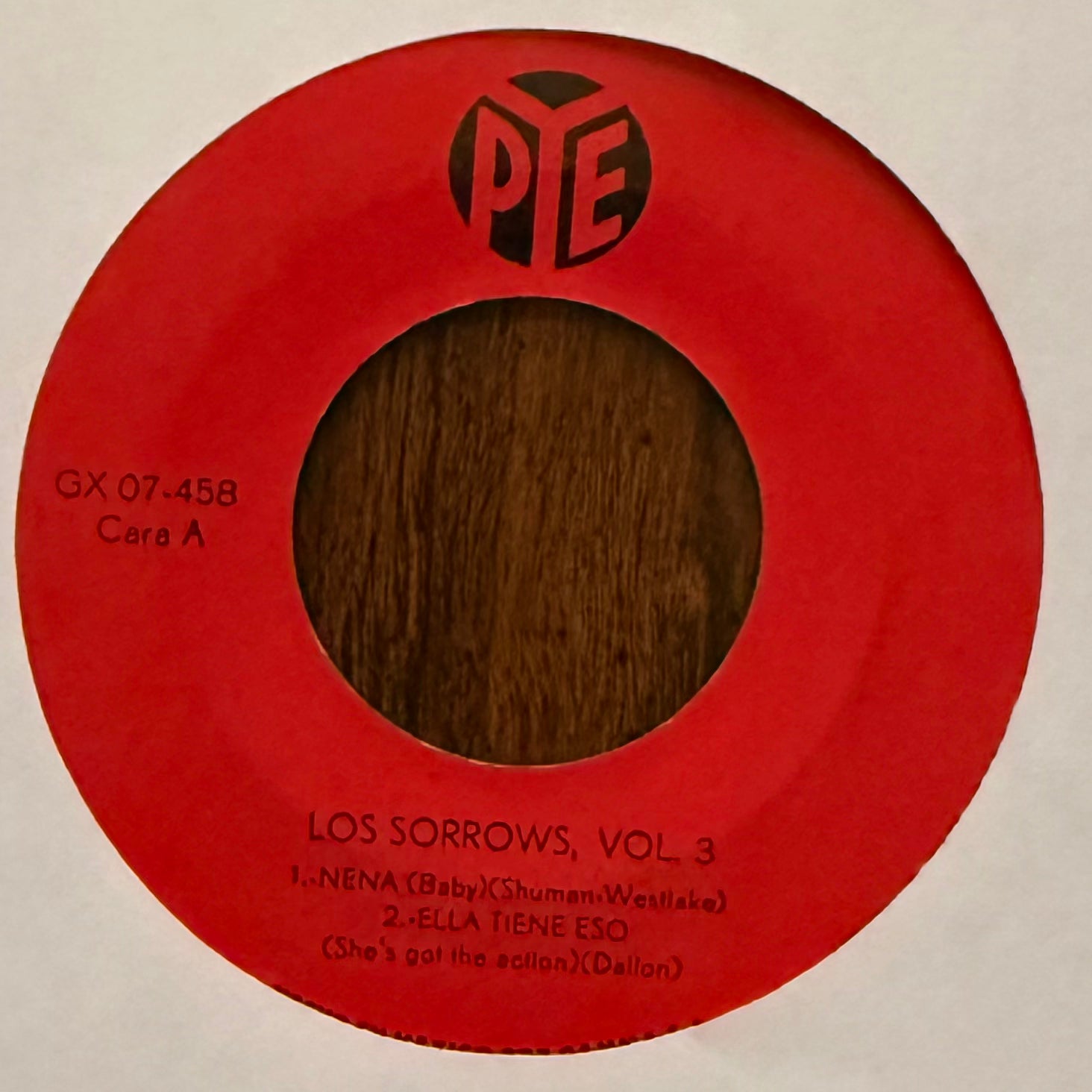Los Sorrows – Rosa, Morado, Amarillo Y Rojo 7" EP