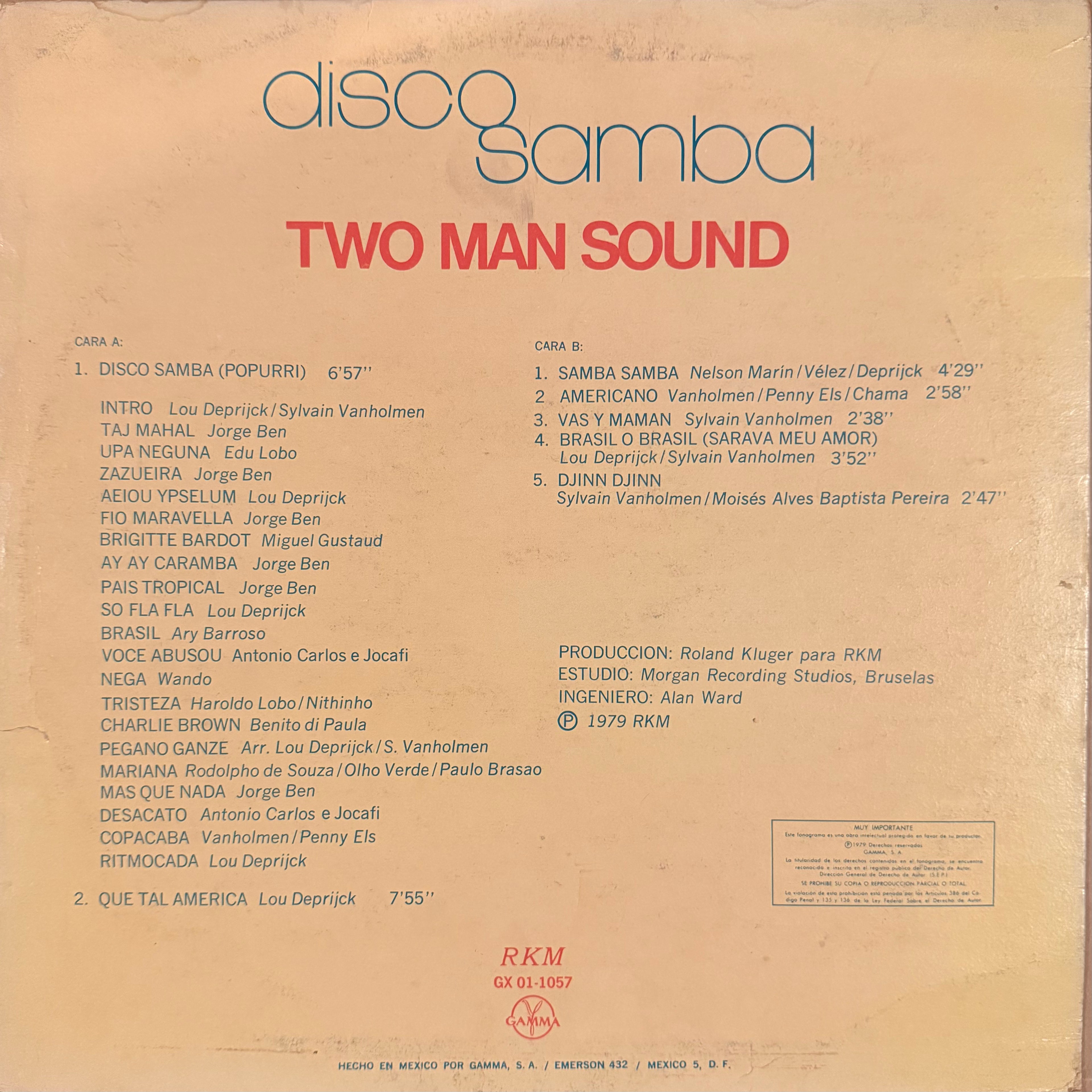 Two Man Sound – Disco Samba LP