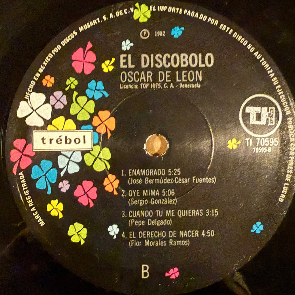 Oscar D'Leon – El Discóbolo LP