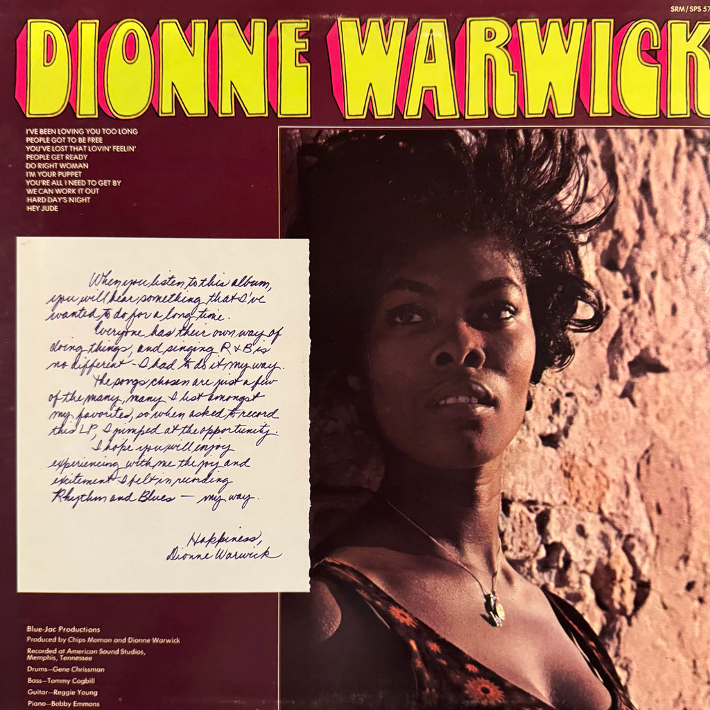 Dionne Warwick ‎– Soulful LP