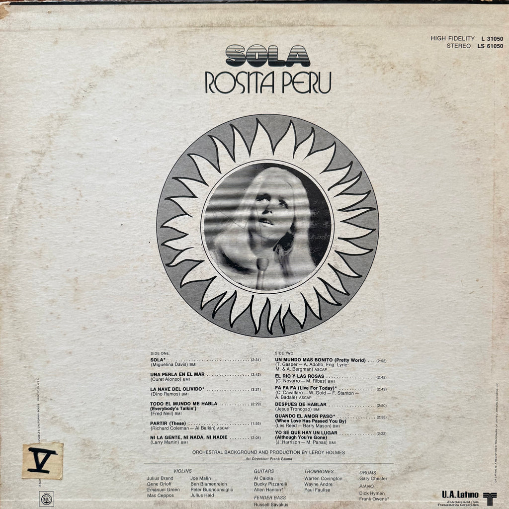 Rosita Peru – Sola LP