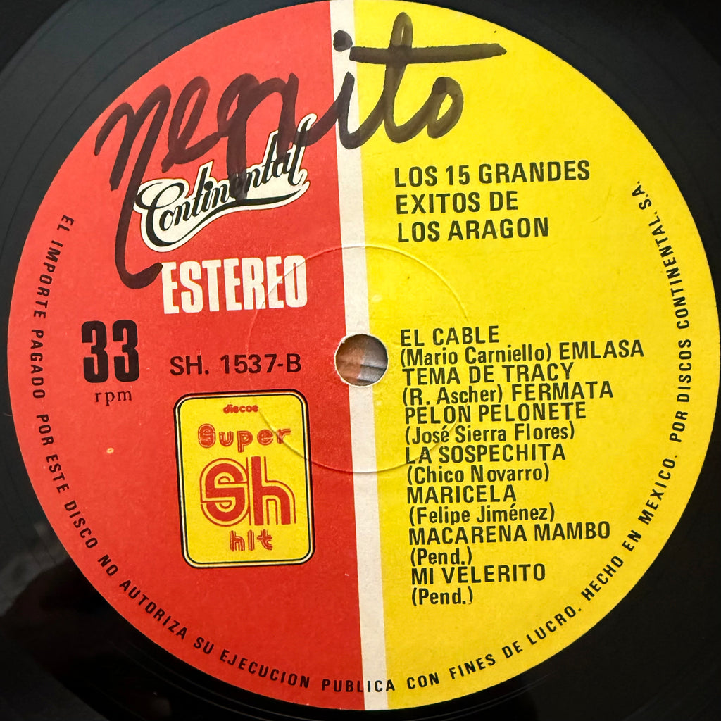 Los Aragon – 15 Exitos De Los Aragon LP
