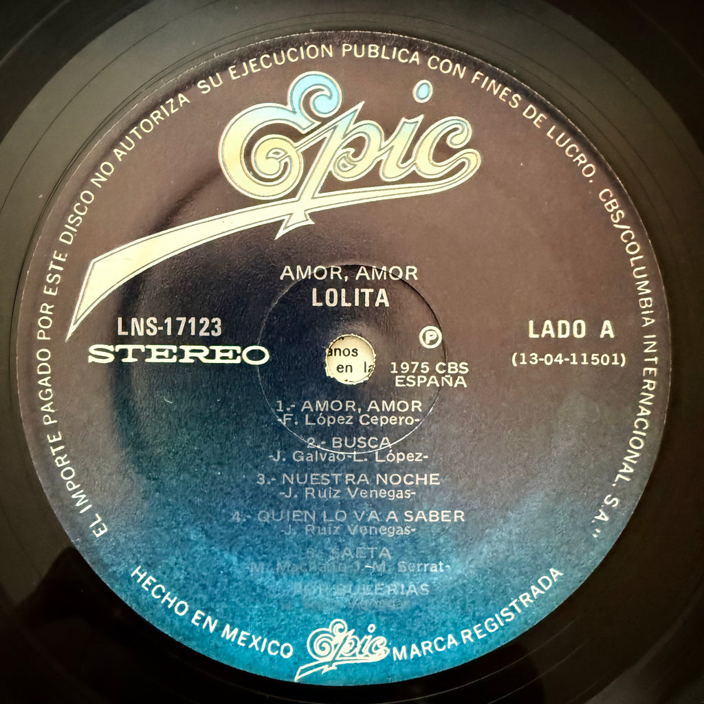 Lolita - Amor Amor LP