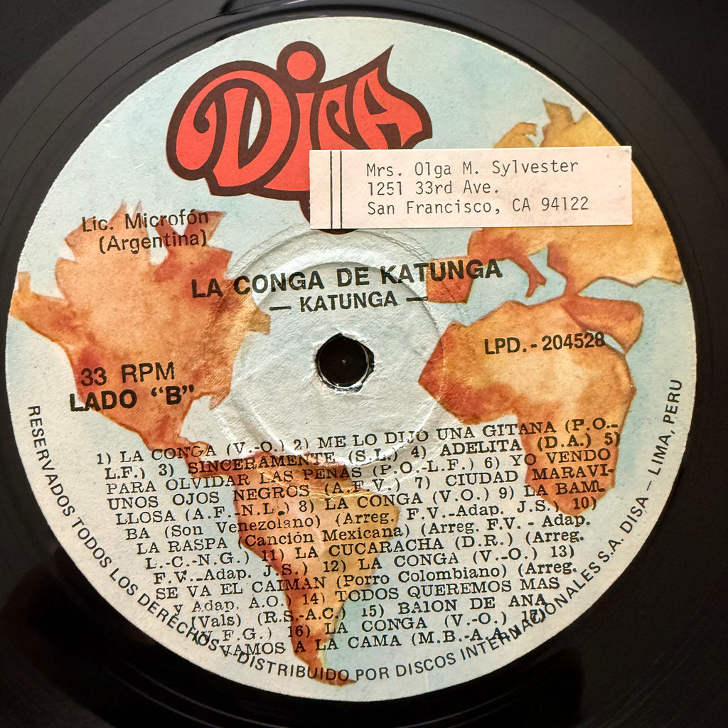 Katunga –The Katunga Conga LP